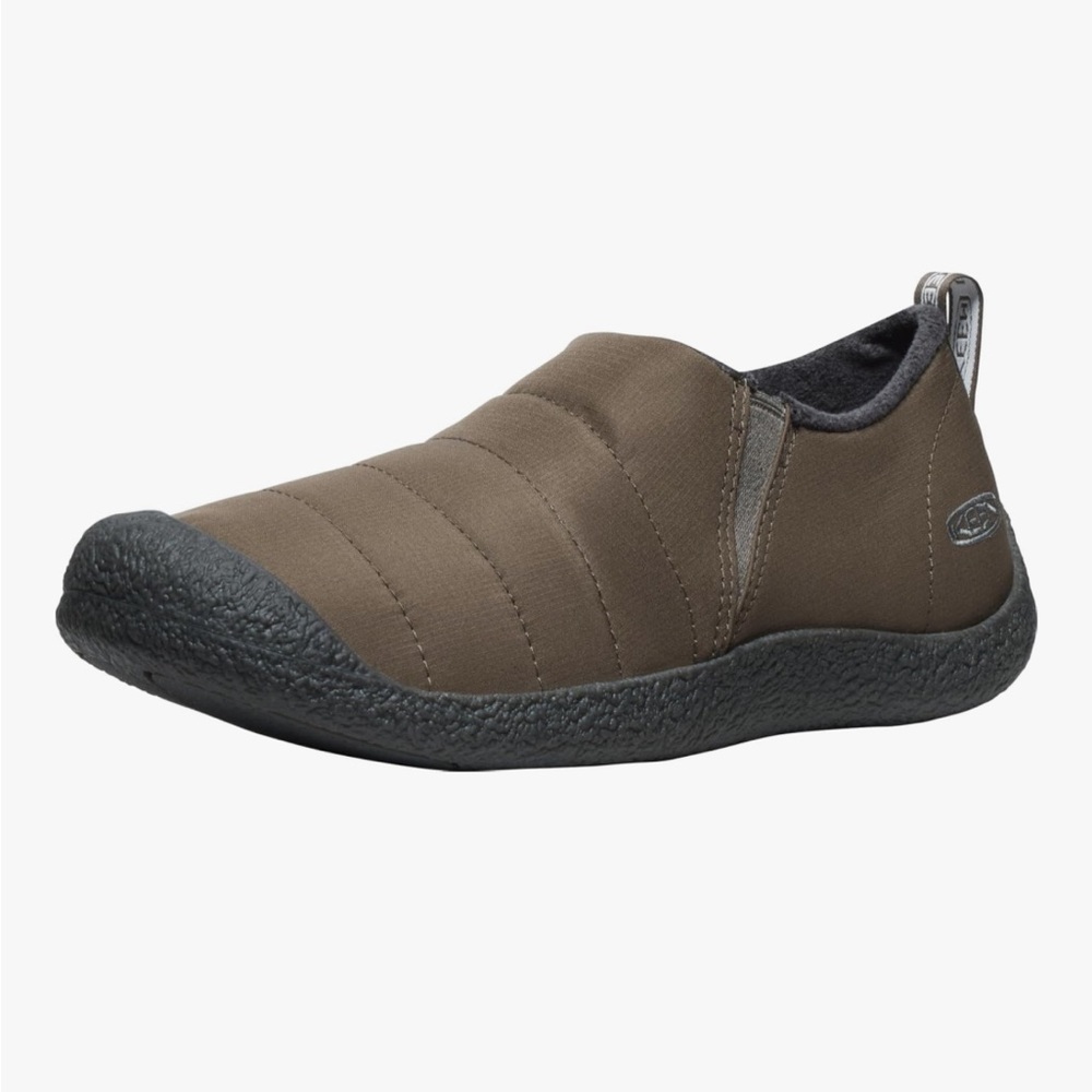 Keen Brown Slip-On Sneakers with Black Sole